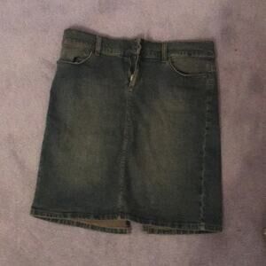 Vintage Mavi denim skirt knee length Y2K size large
